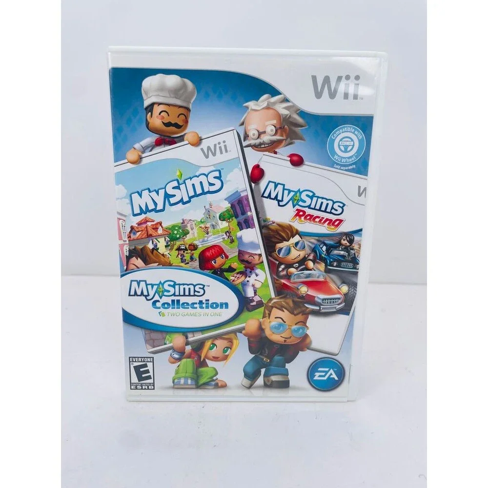 MySims Collection Wii (Nintendo Wii, 2010) EA Two Games Complete W/ Manual